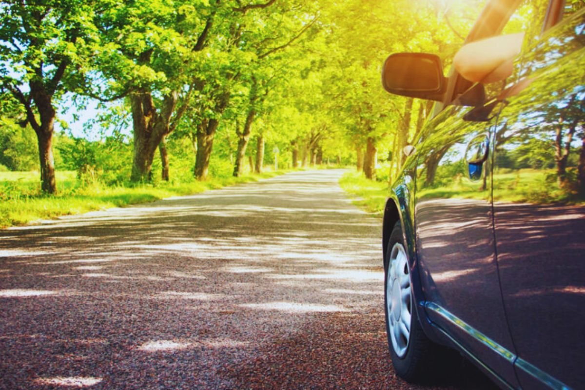 spring sunshine driving safety